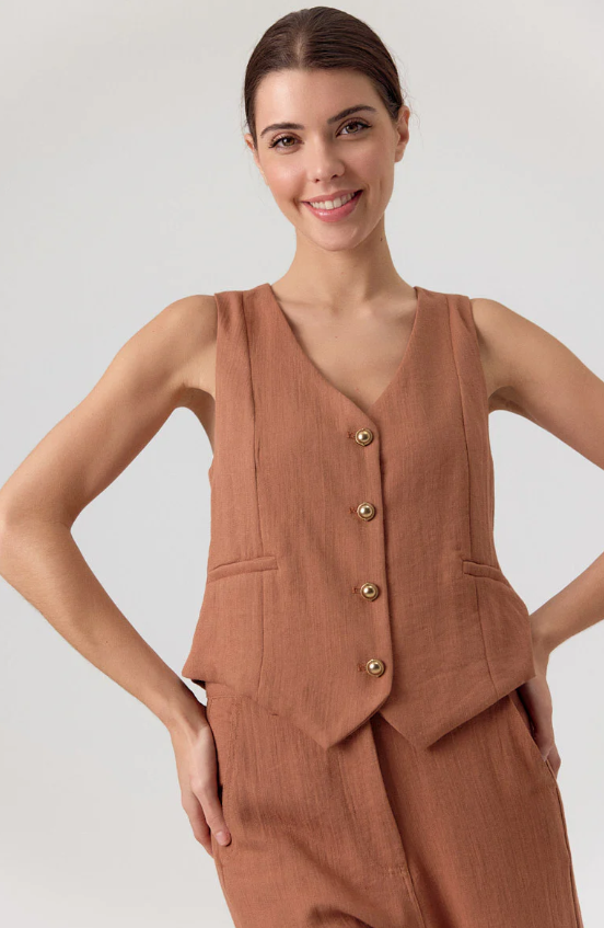 GILET - COLOR MARRÓN 4